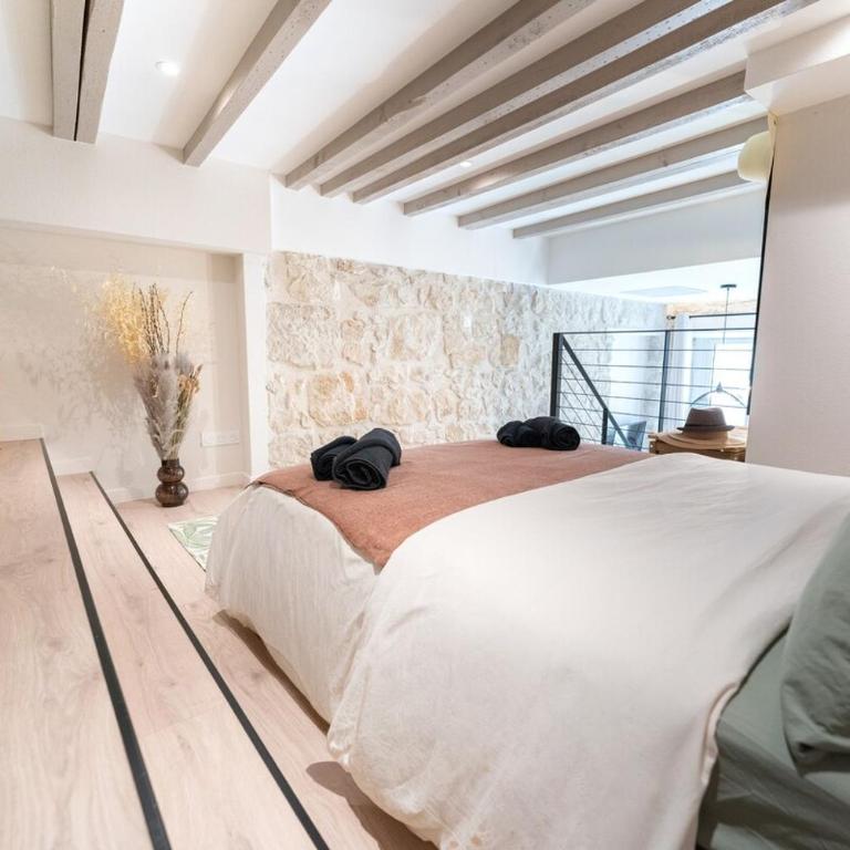Downtown duplex, Clim, 15 min walk to the sea - Appartement 1 Chambre Classique avec Lit King-Size - 4