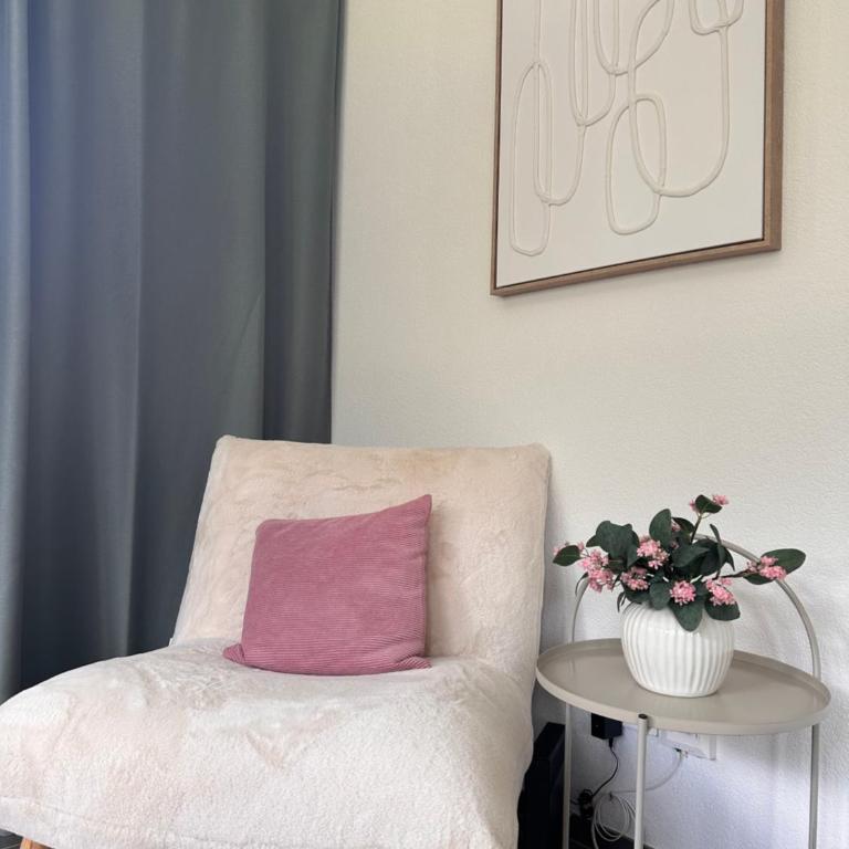 Modernes Apartment am Bahnhof Reckingen - One-Bedroom Apartment with Terrace - 7