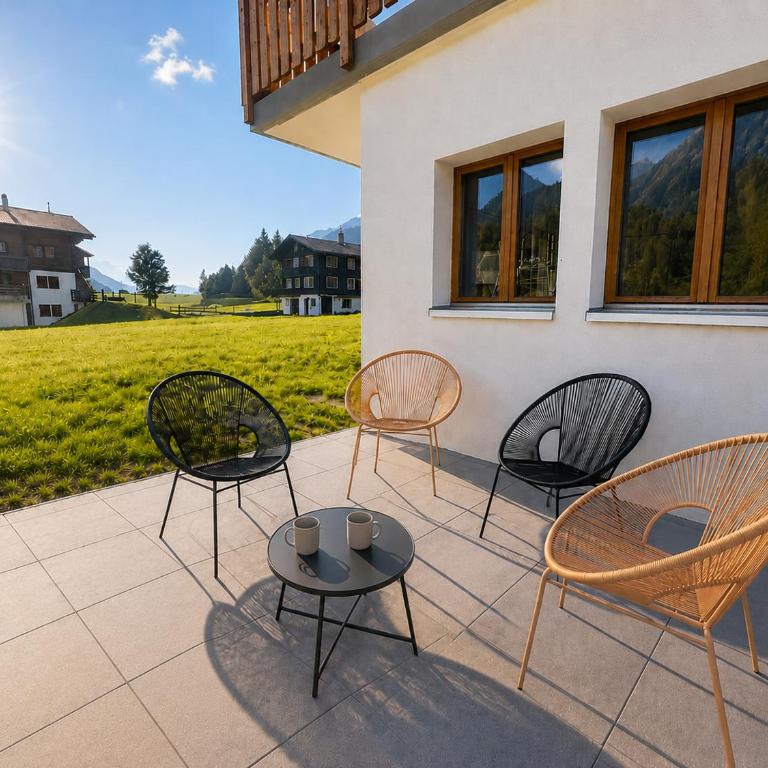 Modernes Apartment am Bahnhof Reckingen - One-Bedroom Apartment with Terrace - 8