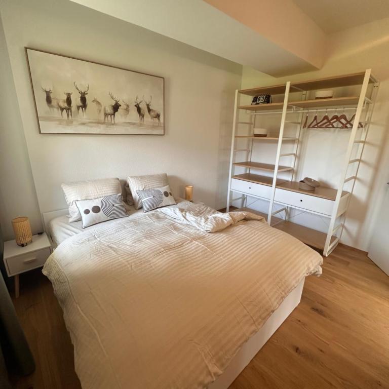 Modernes Apartment am Bahnhof Reckingen - One-Bedroom Apartment with Terrace - 9