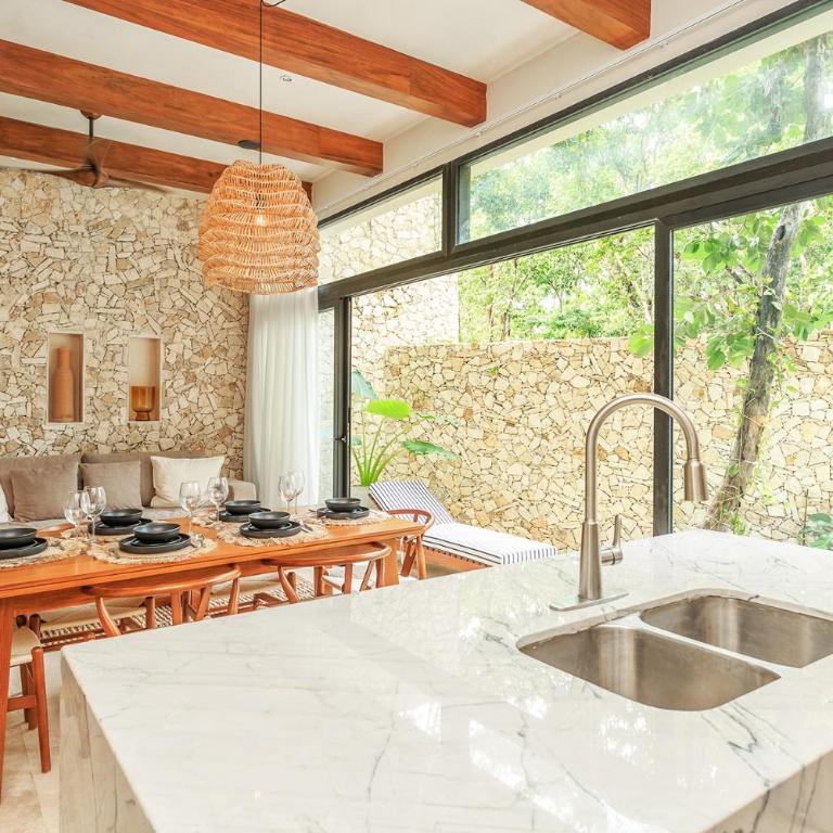 Eco Luxury with Garden Bathtub and Private Pool - Three-Bedroom Apartment - 6