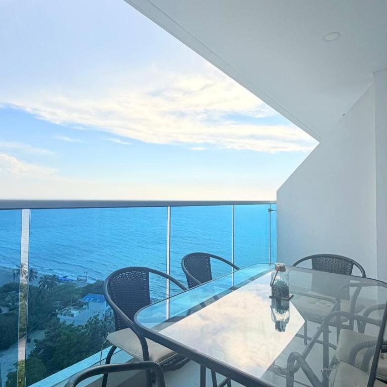 HOSTARA RESERVA DEL MAR, Salida al Mar, 6 Piscinas, Santa Marta - Studio Apartment with Sea View - 2