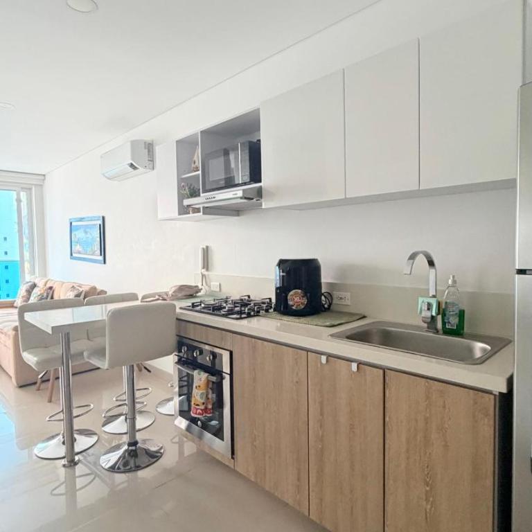 HOSTARA RESERVA DEL MAR, Salida al Mar, 6 Piscinas, Santa Marta - Studio Apartment with Sea View - 17