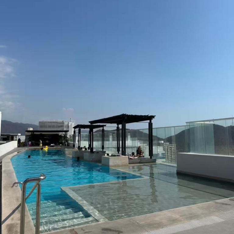 HOSTARA RESERVA DEL MAR, Salida al Mar, 6 Piscinas, Santa Marta - Studio Apartment with Sea View - 26
