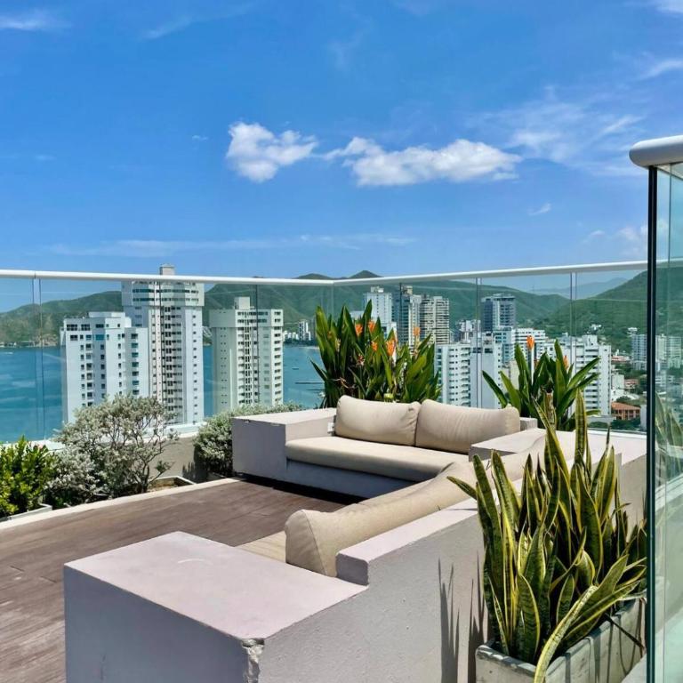 HOSTARA RESERVA DEL MAR, Salida al Mar, 6 Piscinas, Santa Marta - Studio Apartment with Sea View - 29