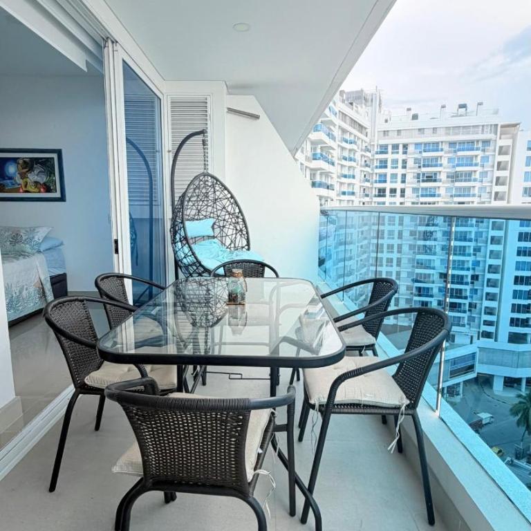 HOSTARA RESERVA DEL MAR, Salida al Mar, 6 Piscinas, Santa Marta - Studio Apartment with Sea View - 35
