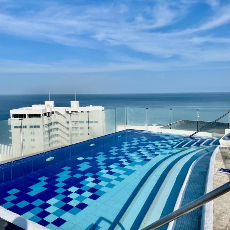 HOSTARA RESERVA DEL MAR, Salida al Mar, 6 Piscinas, Santa Marta - Studio Apartment with Sea View - 50