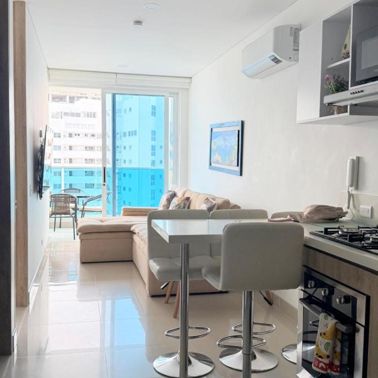 HOSTARA RESERVA DEL MAR, Salida al Mar, 6 Piscinas, Santa Marta - Studio Apartment with Sea View - 52