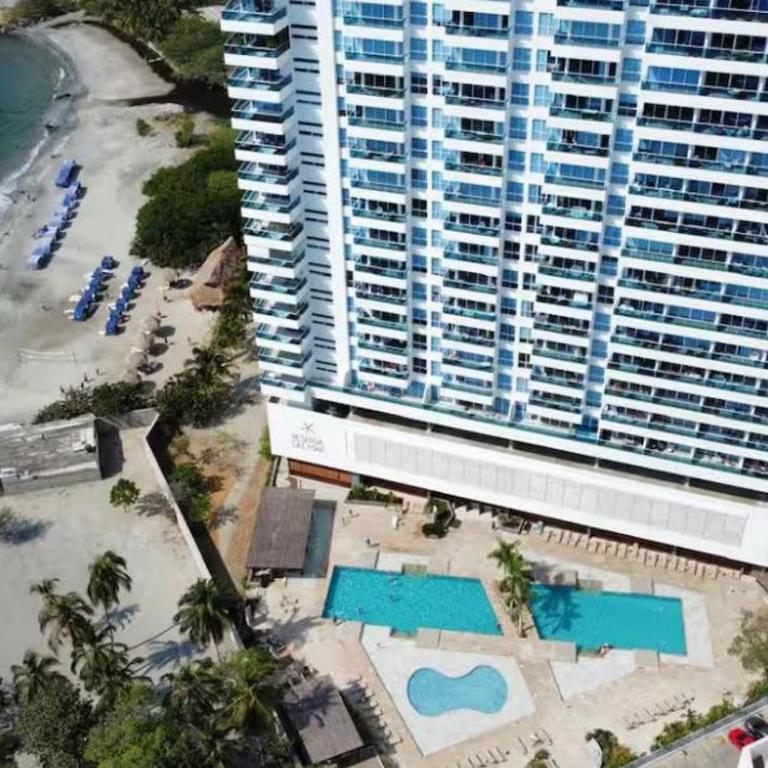 HOSTARA RESERVA DEL MAR, Salida al Mar, 6 Piscinas, Santa Marta - Studio Apartment with Sea View - 79