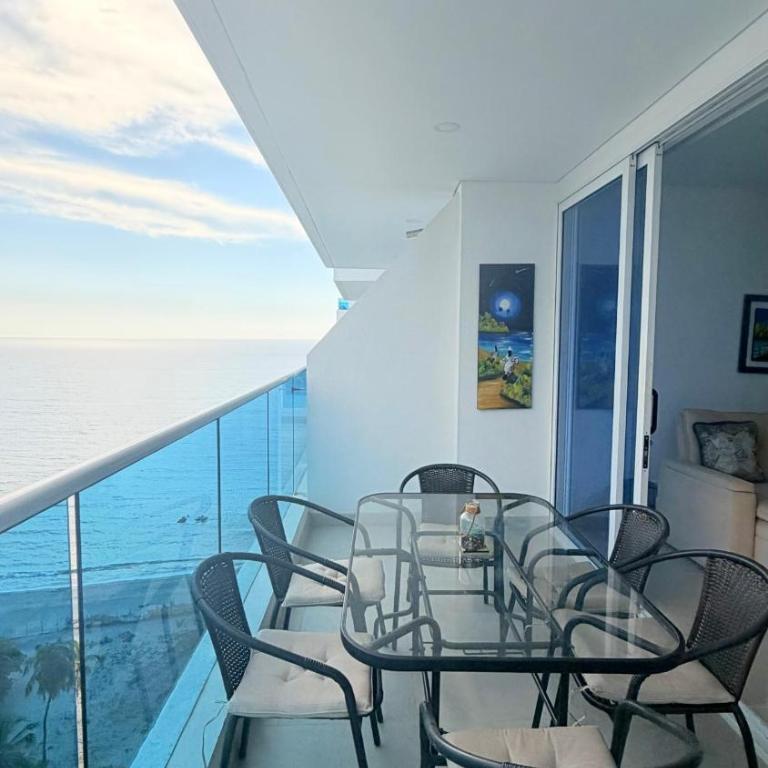 HOSTARA RESERVA DEL MAR, Salida al Mar, 6 Piscinas, Santa Marta - Studio Apartment with Sea View - 98