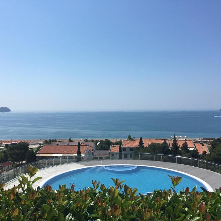 ApartHotel Belvedere Residence Becici Budva - Studio s Terasom i Pogledom na More - 3