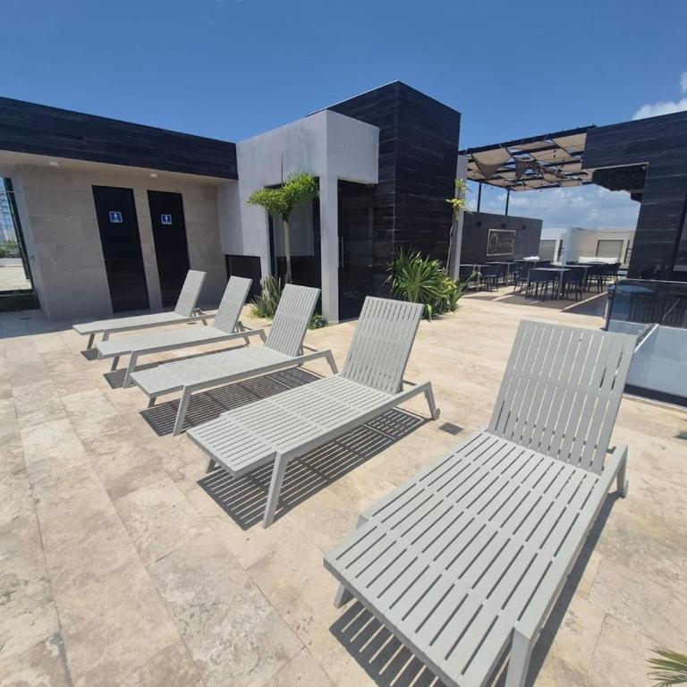 Relájate en la playa y la piscina con vista al mar - Apartamento de 1 dormitorio - 51