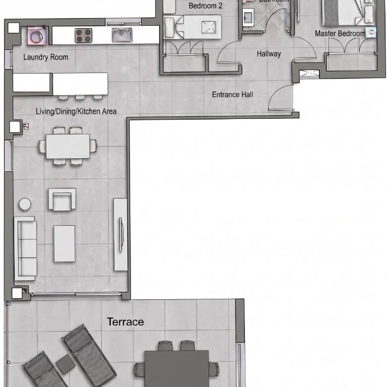 Doña Julia by Addeus - Modern Corner Apartment with Garage Parking - Apartamento de 2 dormitorios - 2