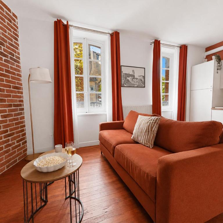 L'Écrin Terracotta - T3 Rénové Centre Albi Toulouse - Appartement 3 Chambres - 25