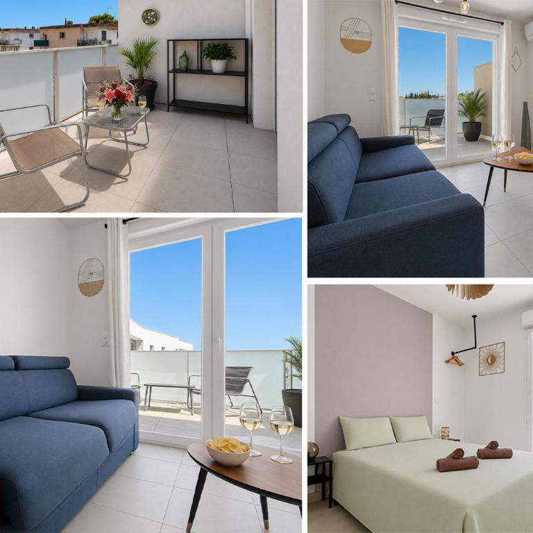 Charmant T2 climatisé avec balcon et parking - Appartement 2 Chambres - 2