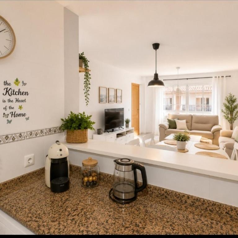 Apartamento, piscina, wifi 5G, patio privado, parking, sol, 300 metros de la playa VFT MA 75455 - Apartment mit Gartenblick - 12