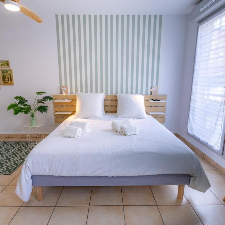 Proche Gare, Parking privé, Wifi, Rénové, Ventilateur, Centre ville - Appartement 1 Chambre - 17
