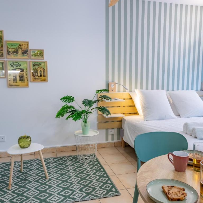 Proche Gare, Parking privé, Wifi, Rénové, Ventilateur, Centre ville - Appartement 1 Chambre - 8