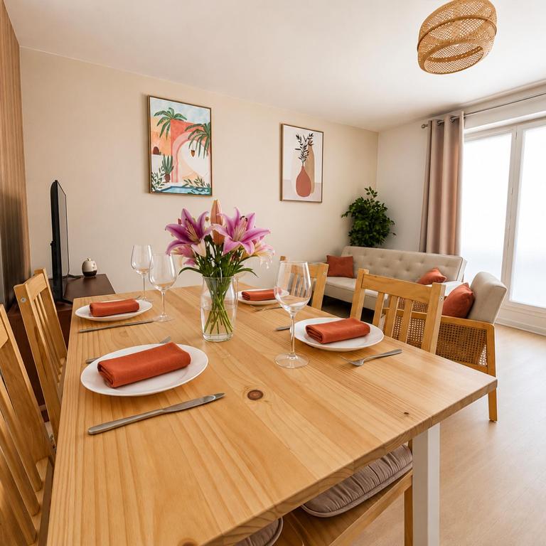 T3 cosy avec parking Rouen centre Saint-Sever - Apartment mit 2 Schlafzimmern - 7