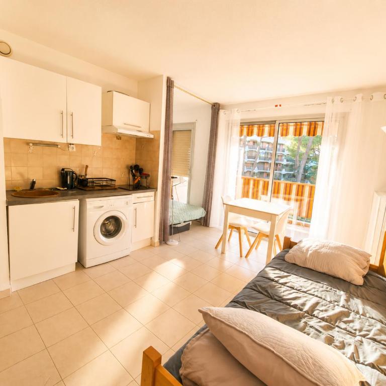 Studio with Terrace - 3 Swimming Pools - Close to the Beaches and Cannes Private Gated Park - Holiday Apartment Vacation Rental Seasonal Rental - Studio - 7