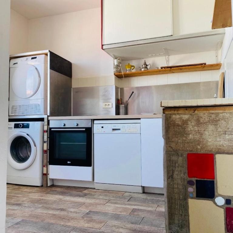 Nice 3-apartment a short walk to beach - Appartement 2 Chambres - 5