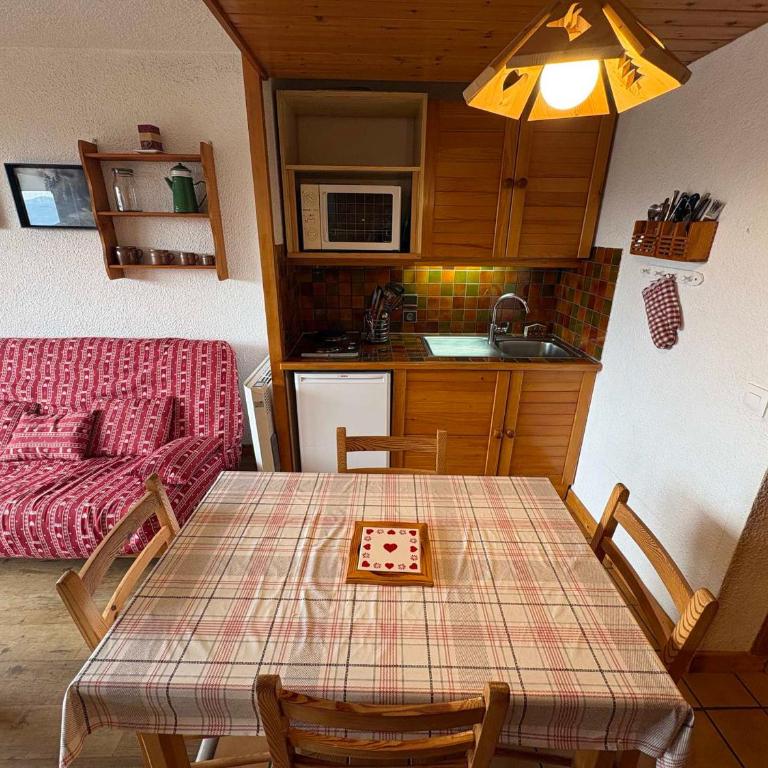 Studio cabine ensoleillé pour 4 personnes, vue sur pistes - FR-1-293-166 - Studio - 8