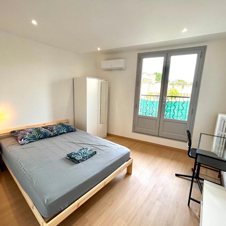 Hébergement climatisé Avignon proche rempart - Appartement 3 Chambres - 5