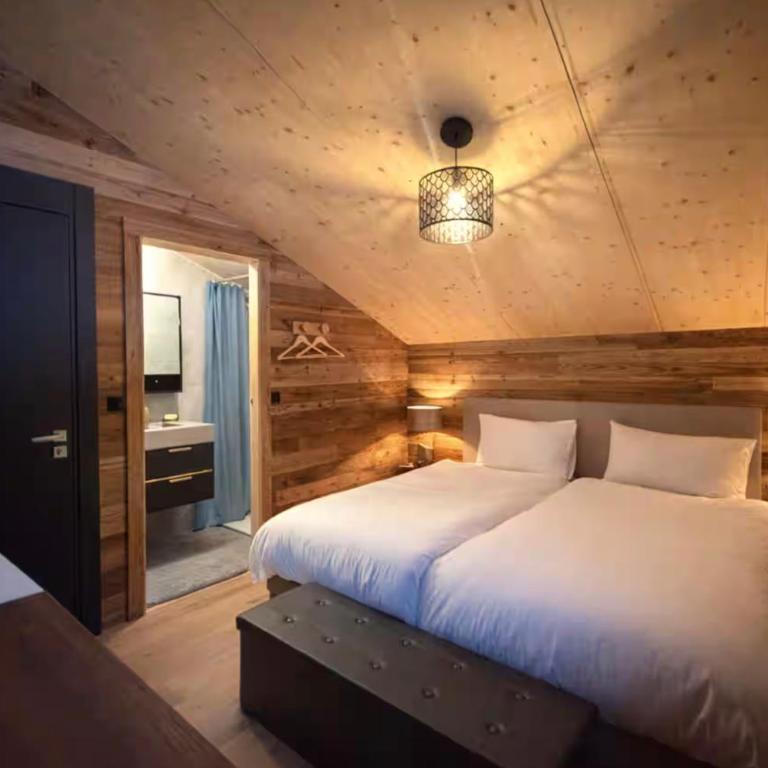 Chalet Chalentina : Chalet de charme neuf aux Portes du Soleil - Maison 5 Chambres - 13