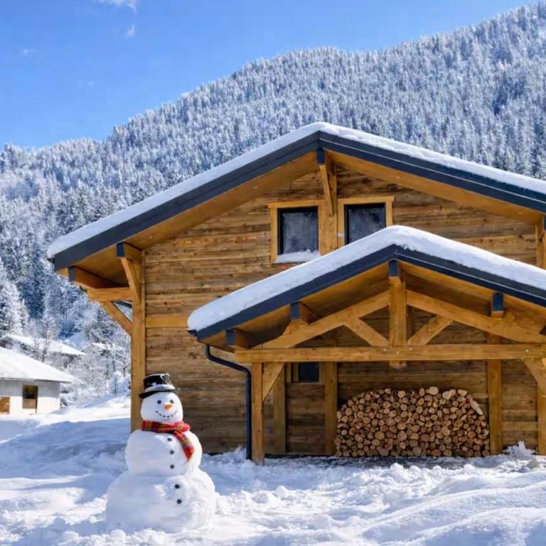 Chalet Chalentina : Chalet de charme neuf aux Portes du Soleil - Maison 5 Chambres - 15