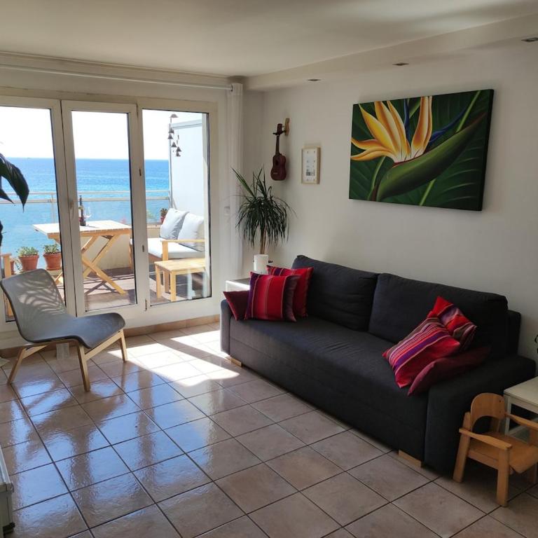 Seafront 2-bedroom duplex with lovely terrace - Apartment mit 2 Schlafzimmern - 12