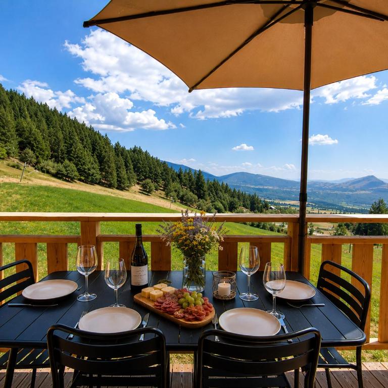 Les 2 Chalets Alpins & Bains Nordiques - Two-Bedroom Chalet - 5