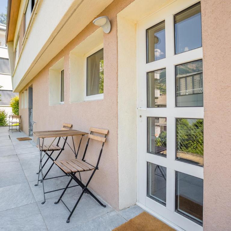 Renoviertes Studio oberhalb Visp mit Balkon und Bergblick - Apartment mit 1 Schlafzimmer - 5