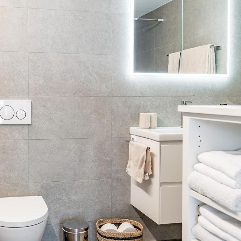 Renoviertes Studio oberhalb Visp mit Balkon und Bergblick - Apartment mit 1 Schlafzimmer - 14