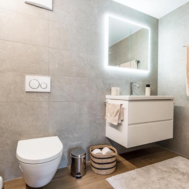 Renoviertes Studio oberhalb Visp mit Balkon und Bergblick - Apartment mit 1 Schlafzimmer - 4