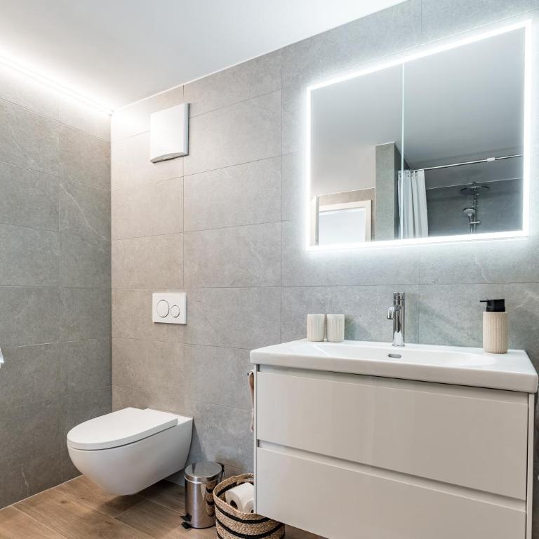 Renoviertes Studio oberhalb Visp mit Balkon und Bergblick - Apartment mit 1 Schlafzimmer - 13