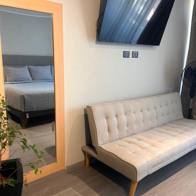 King Studio Santiago Centro Cerca Movistar Arena y Fantasilandia - One-Bedroom Apartment - 20