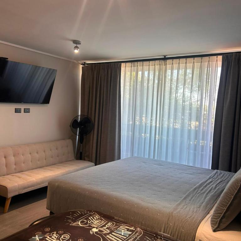 King Studio Santiago Centro Cerca Movistar Arena y Fantasilandia - One-Bedroom Apartment - 24