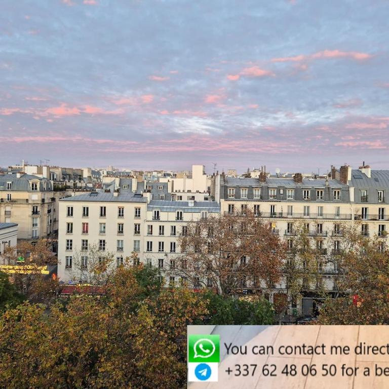 Beautiful Parisian studio with rooftop view - Appartement 1 Chambre - 1