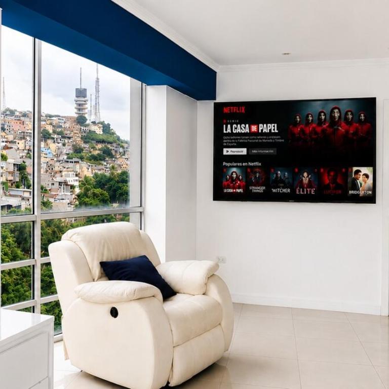 Suite Vista al Río con Piscina, Gym y Jacuzzi RF1-1107 - Apartamento de 1 dormitorio con vistas al río - 11