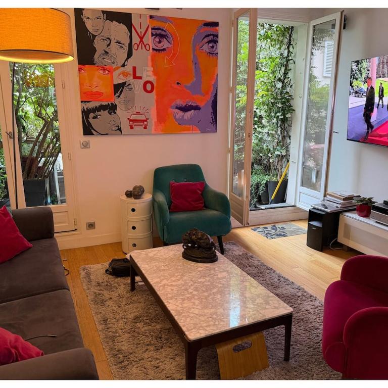 Duplex AC, open terrasse, Paris center - Appartement 2 Chambres - 1