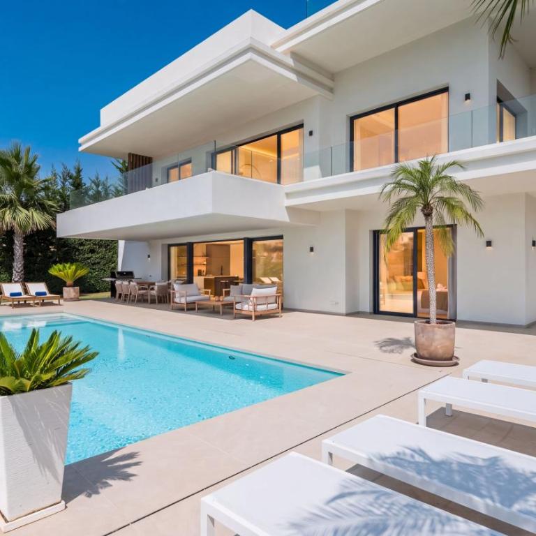 VACATION MARBELLA I Villa Status, Private Pool, 5min to the Beach, BBQ, Rooftop Terrace, 5 BDRS, Luxury Villa - Villa with Private Pool - 1