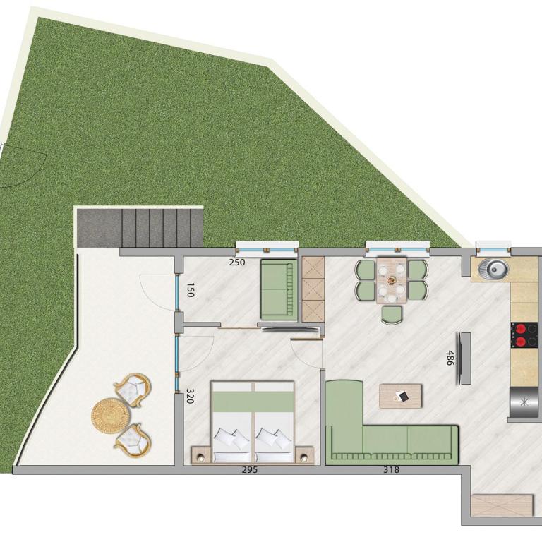 ApartHotel Belvedere Residence Becici Budva - Executive Apartman sa Pogledom na Vrt i More - 9