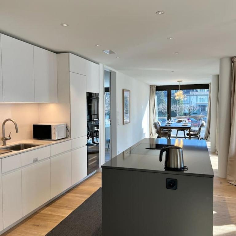 Jungfrau View Luxury Apartment at Interlaken West Station with Terrace and AC - Apartment - 24
