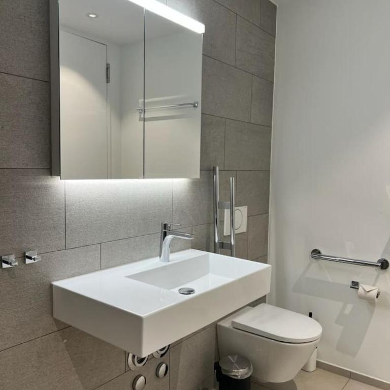 Jungfrau View Luxury Apartment at Interlaken West Station with Terrace and AC - Apartment - 44