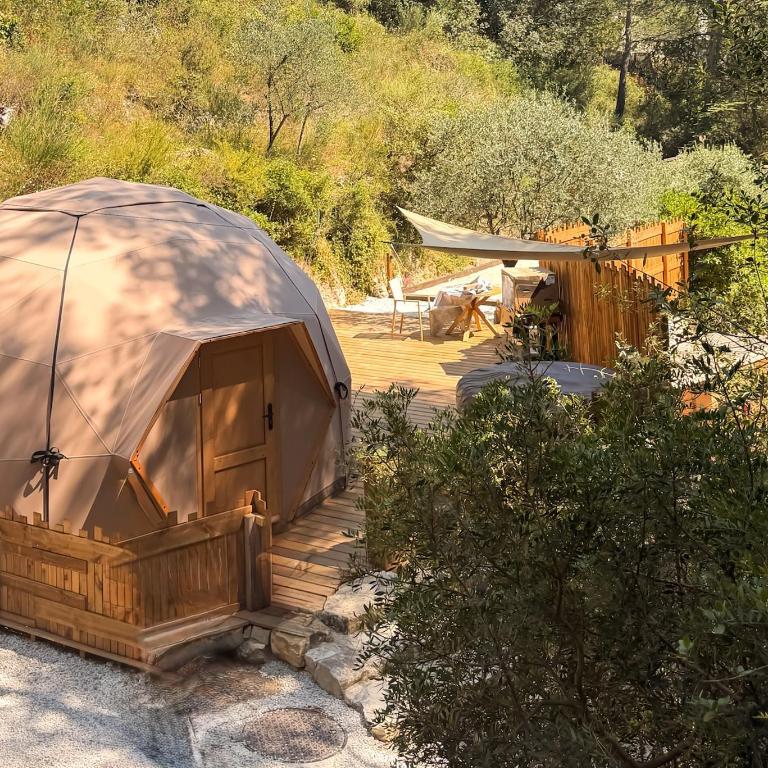 Dôme avec jacuzzi privatif Luméa Dôme - Tente - 11
