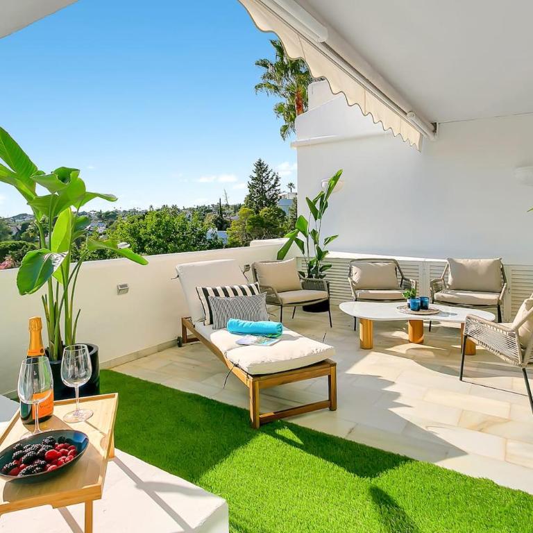 Modern Sea View Apt with Splash Pool in Calahonda - Chambre Simple - 41