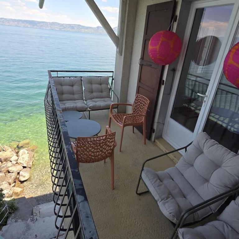 Paradis au bord du lac avec plage privée - Appartement - 31