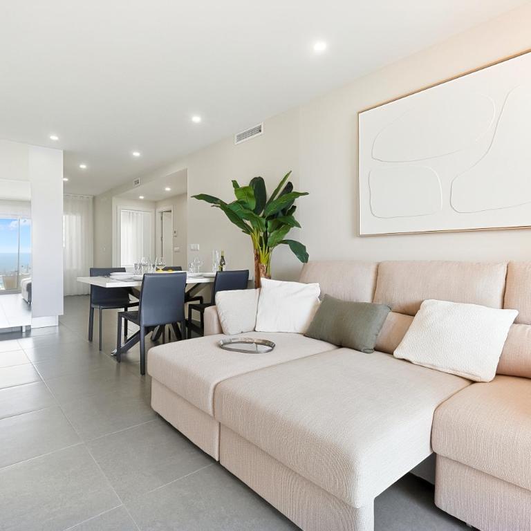 VistaPuertoAtico Penthouse between two seas - Appartement 2 Chambres avec Terrasse et Vue sur la Mer - 14