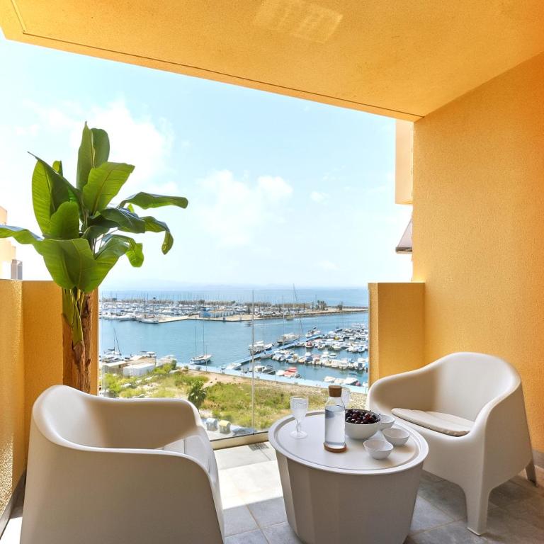 VistaPuertoAtico Penthouse between two seas - Appartement 2 Chambres avec Terrasse et Vue sur la Mer - 42