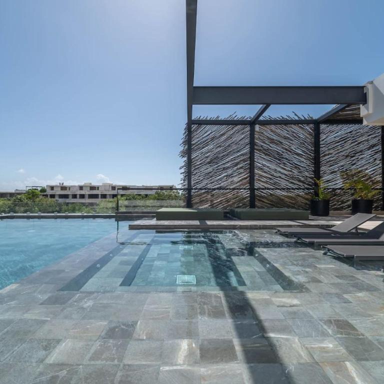 Lux 1BR with Rooftop Pool, Spa, Gym, Kids Playroom - Apartamento - 14